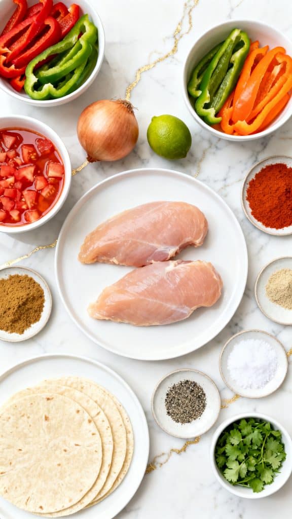 Dump and Go Crockpot Chicken Fajitas Dinner