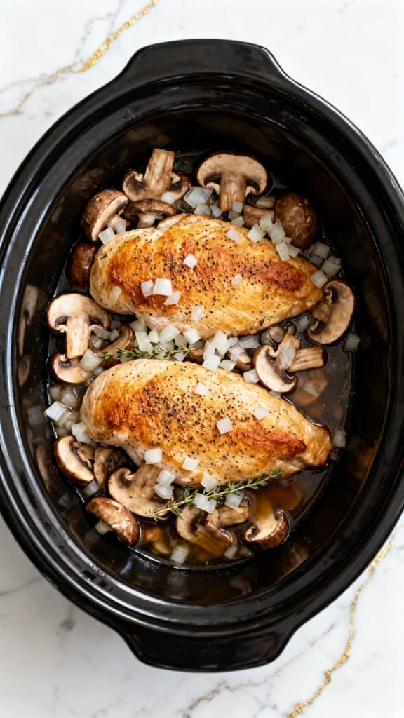Crockpot Chicken Marsala Recipe