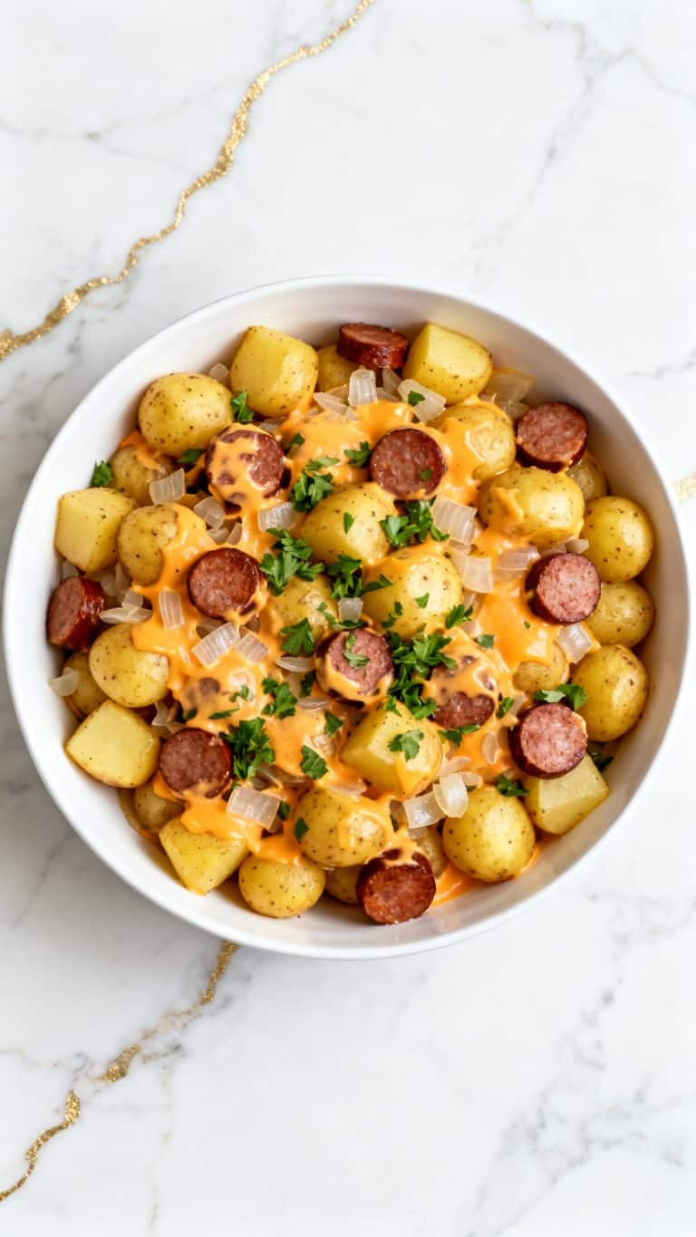 Slow Cooker Sausage and Potato Casserole