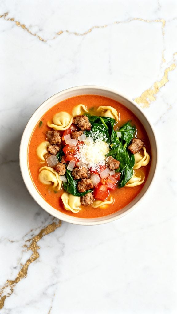 Sausage Tortellini Soup
