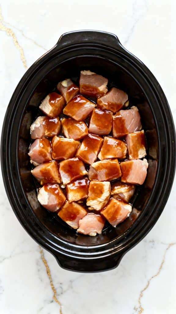 Crock Pot Bourbon Chicken