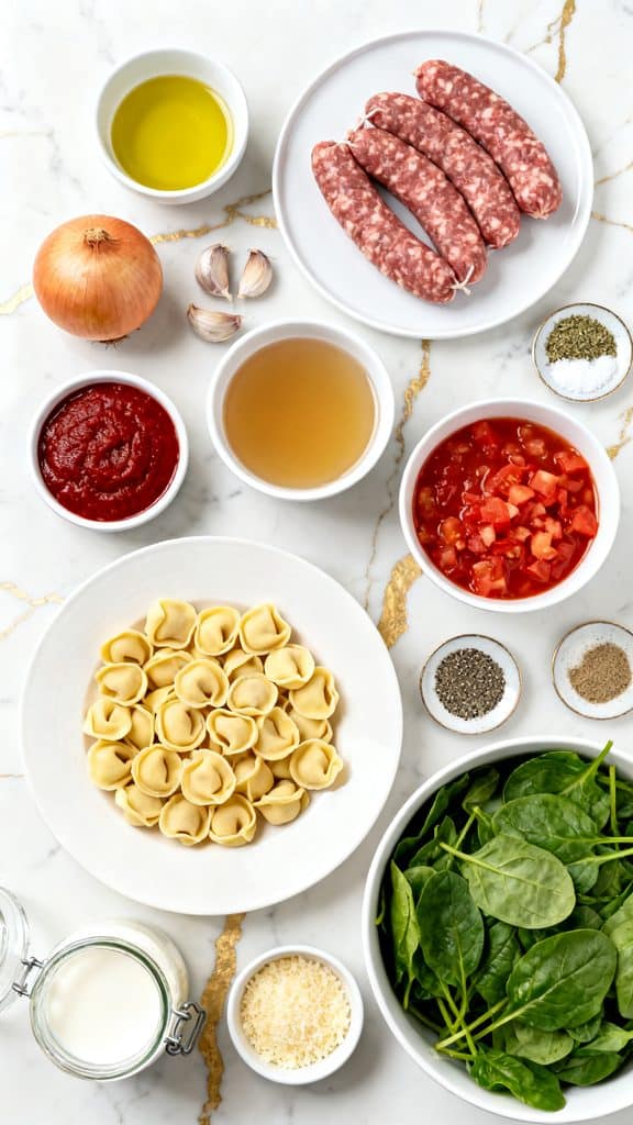 Sausage Tortellini Soup
