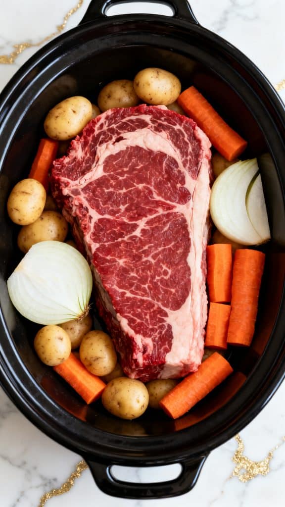 5-Minute Prep Crockpot Pot Roast