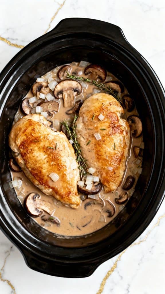 Crockpot Chicken Marsala Recipe