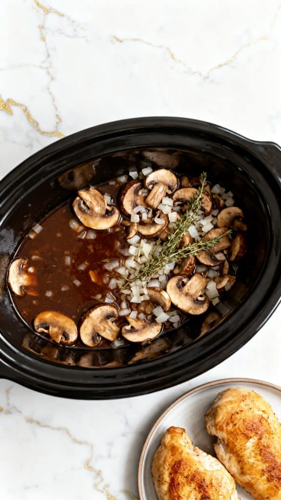 Crockpot Chicken Marsala Recipe