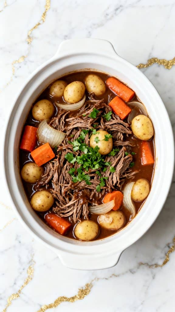5-Minute Prep Crockpot Pot Roast