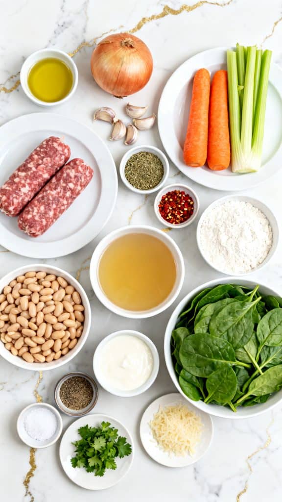 Italian Sausage White Bean Soup