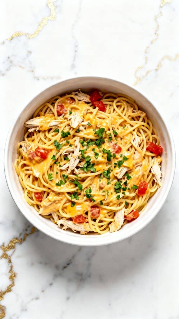 Crockpot Chicken Spaghetti Never Fails