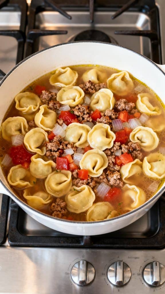 Sausage Tortellini Soup