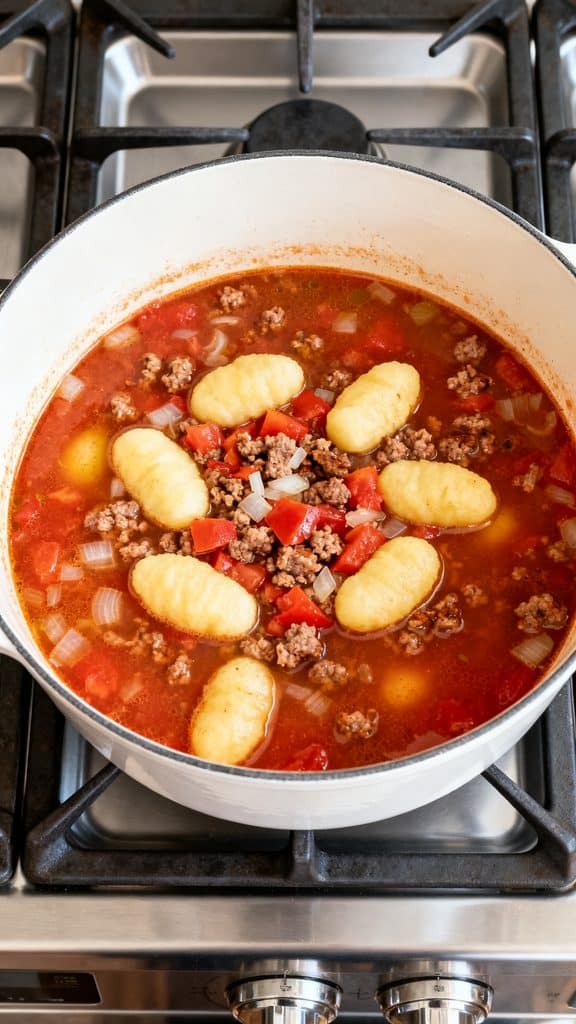 Creamy Italian Sausage Gnocchi Soup