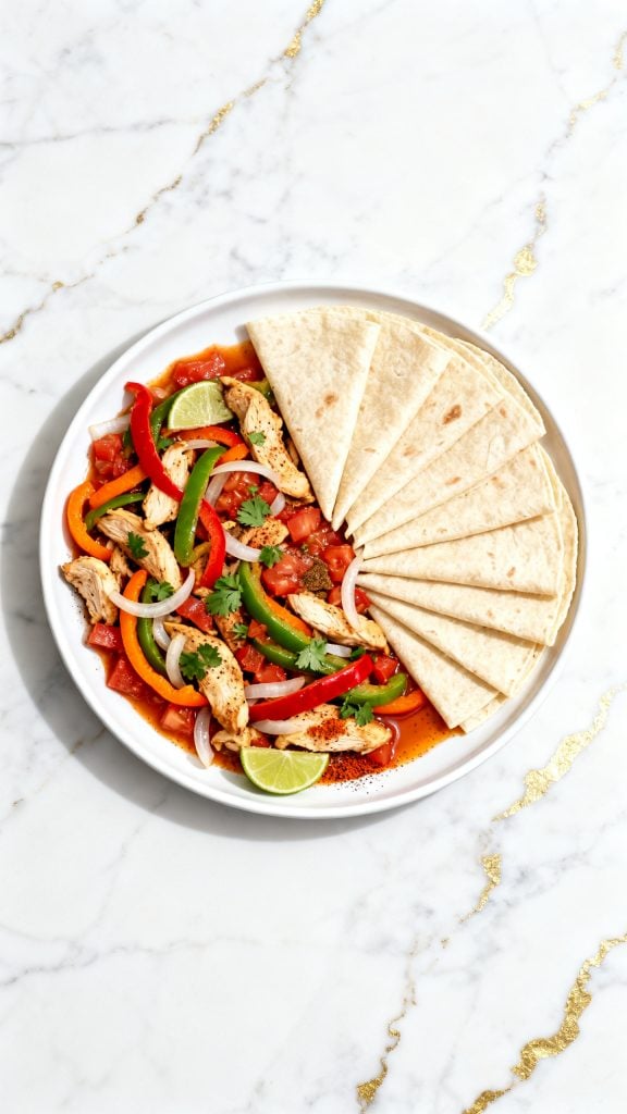Dump and Go Crockpot Chicken Fajitas Dinner