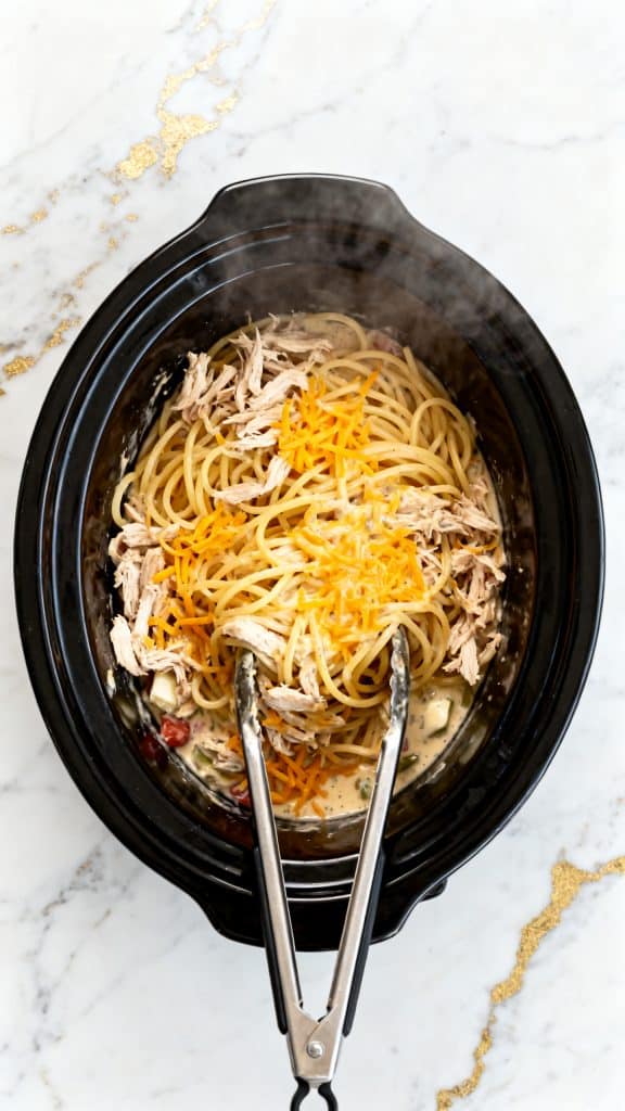 Crockpot Chicken Spaghetti Never Fails