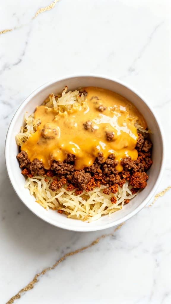 Taco Crock Pot Hashbrown Casserole