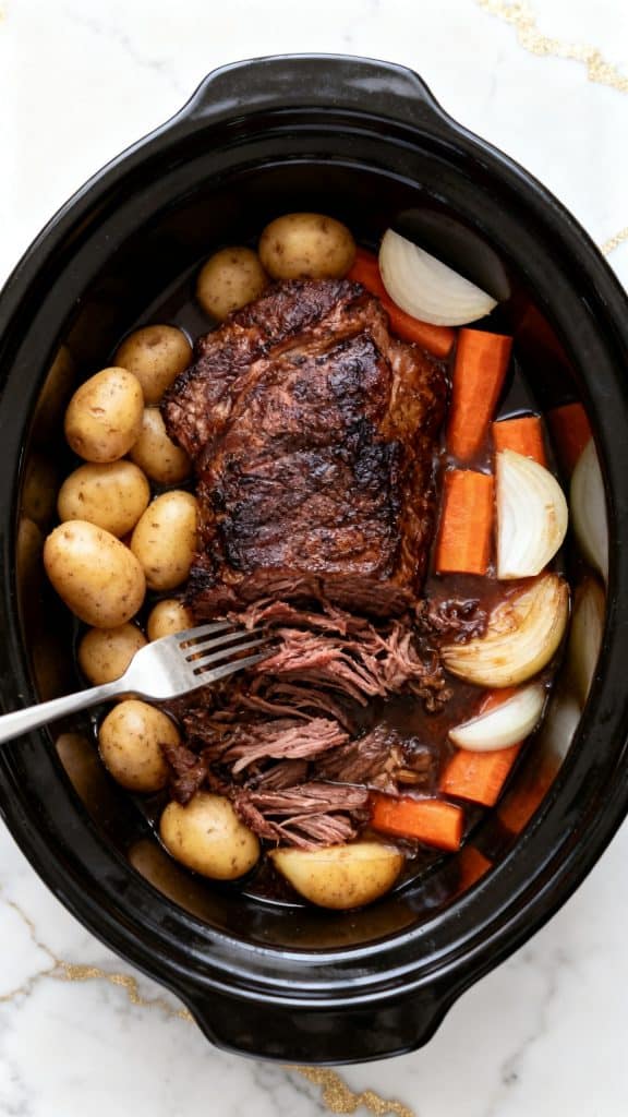 5-Minute Prep Crockpot Pot Roast