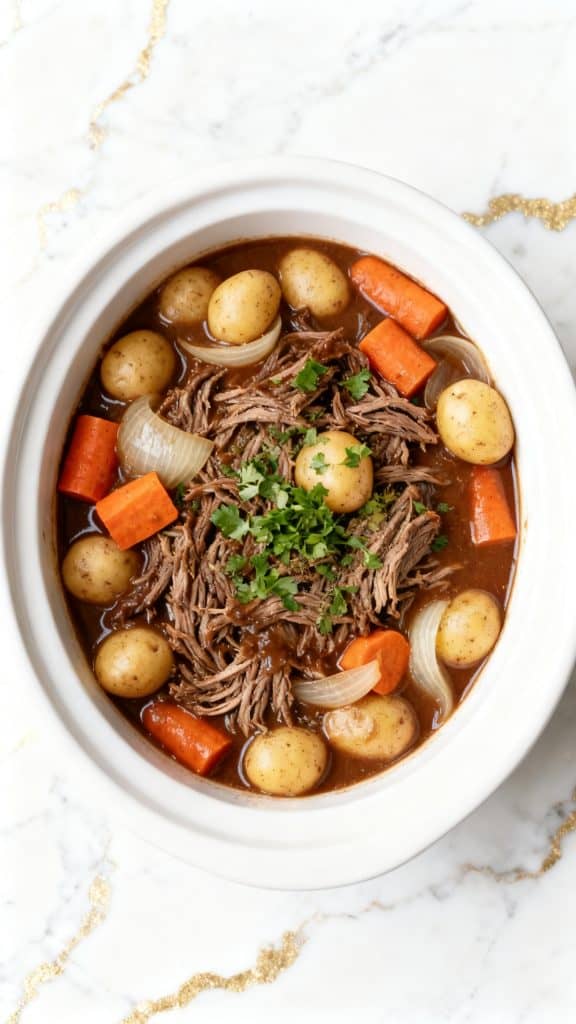5-Minute Prep Crockpot Pot Roast