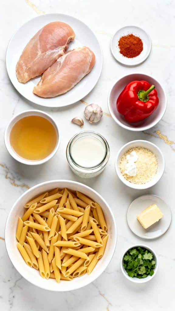 Crock Pot Cajun Chicken Pasta