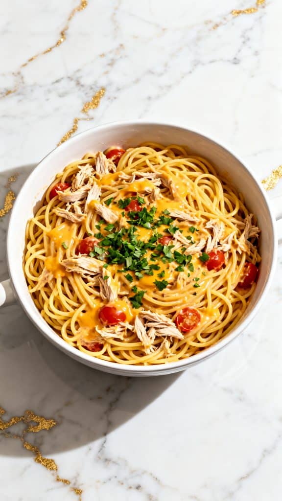 Crockpot Chicken Spaghetti Never Fails
