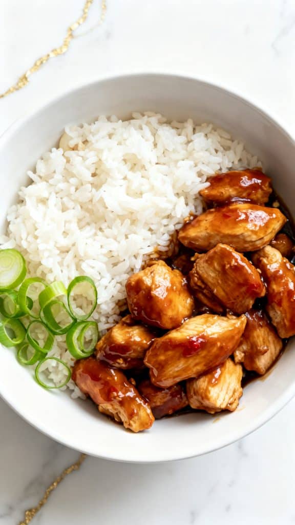 Crock Pot Bourbon Chicken