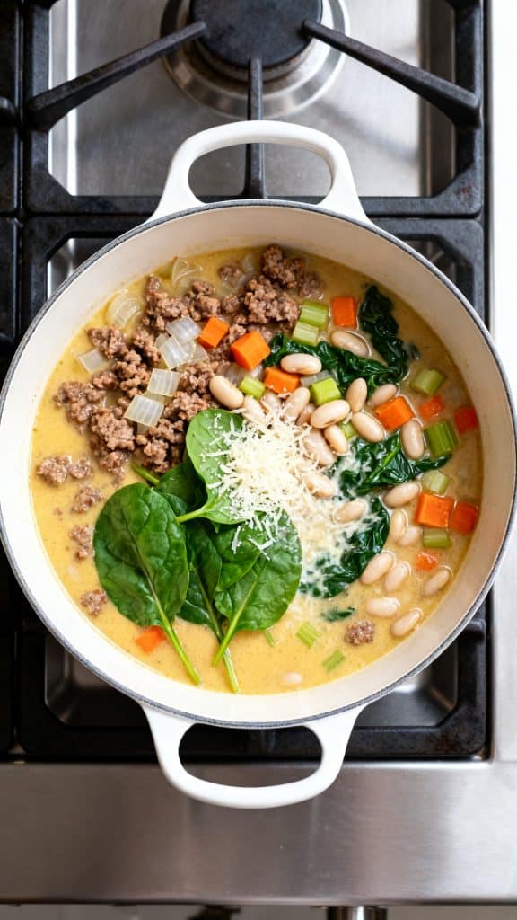 Italian Sausage White Bean Soup