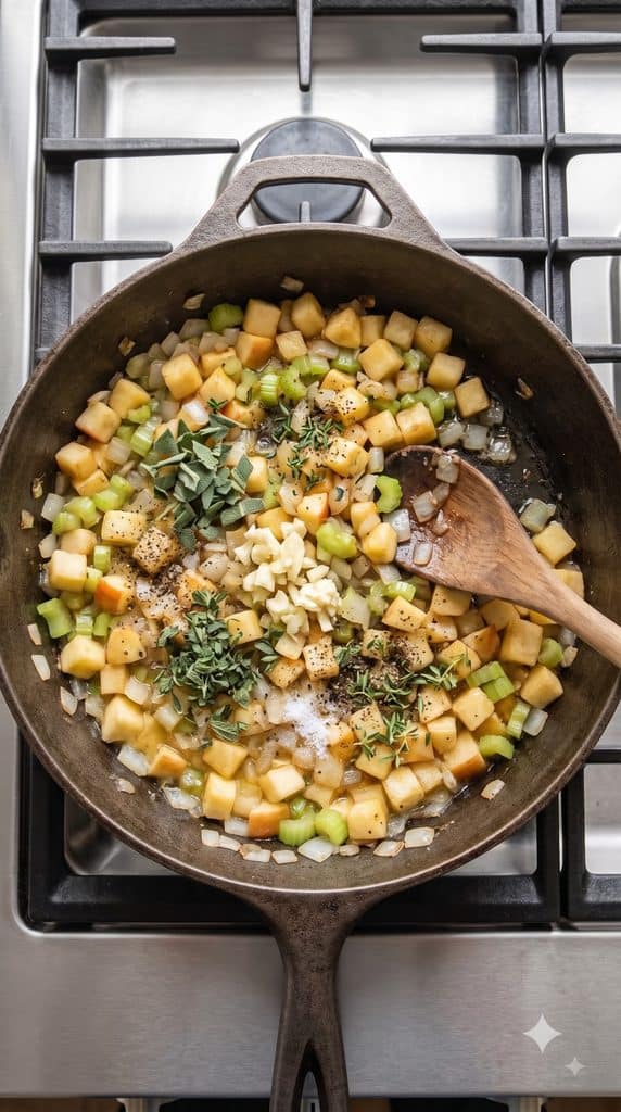 Italian Sausage and Apple Stuffing