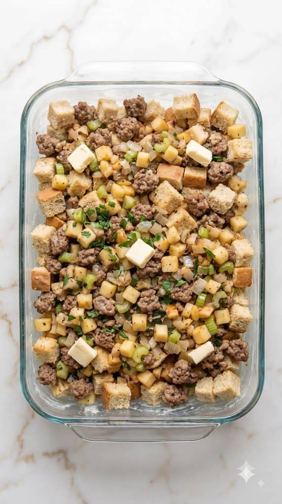 Italian Sausage and Apple Stuffing