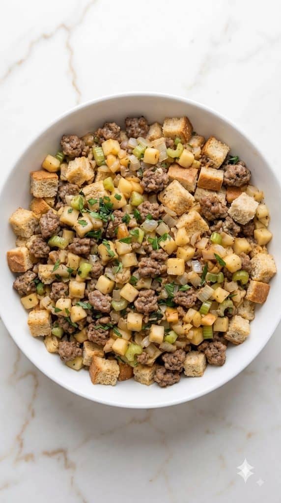 Italian Sausage and Apple Stuffing