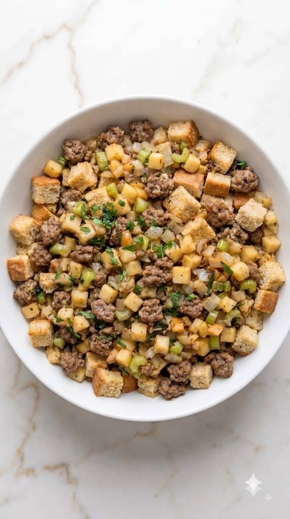 Italian Sausage and Apple Stuffing