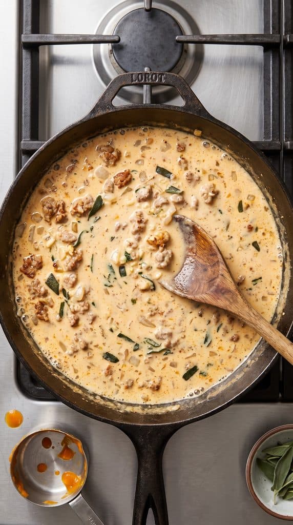 Creamy Pumpkin Sausage Gnocchi