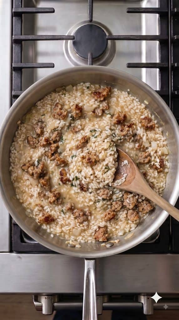 Italian Sausage and Sage Risotto