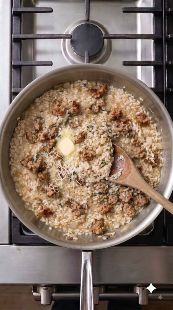 Italian Sausage and Sage Risotto