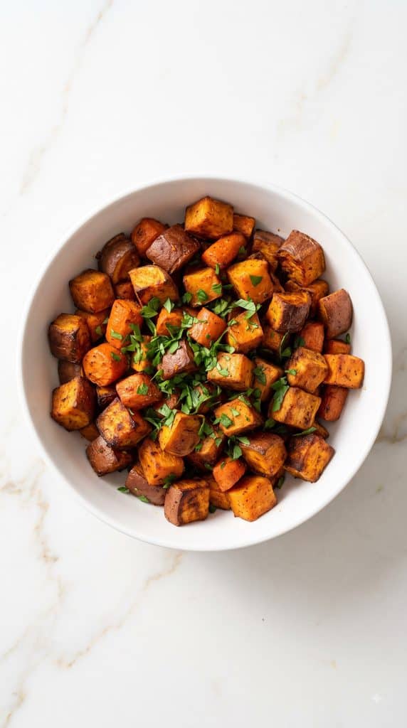 Roasted Sweet Potatoes & Carrots