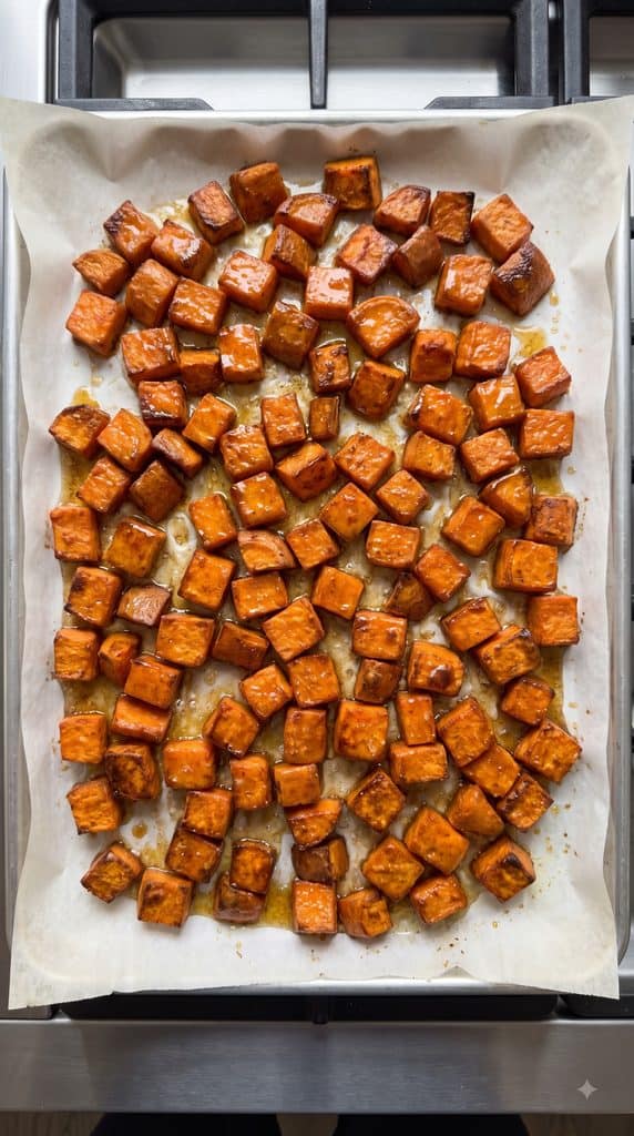 Honey Roasted Sweet Potatoes