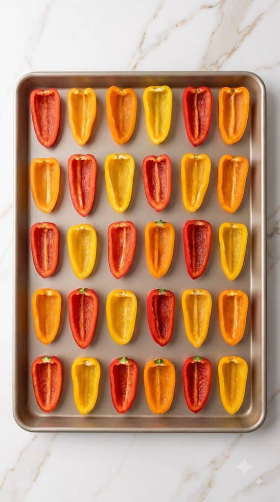 Italian Sausage Stuffed Mini Peppers