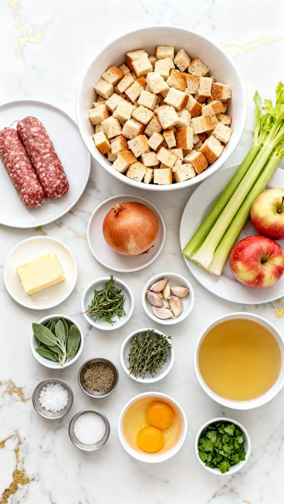 Italian Sausage and Apple Stuffing