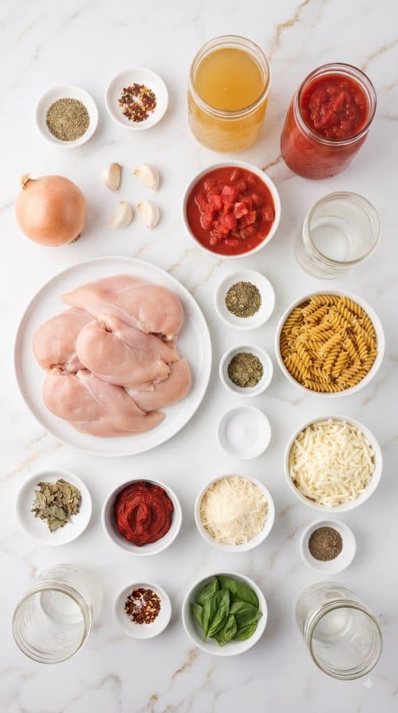 Crockpot Chicken Parmesan Soup