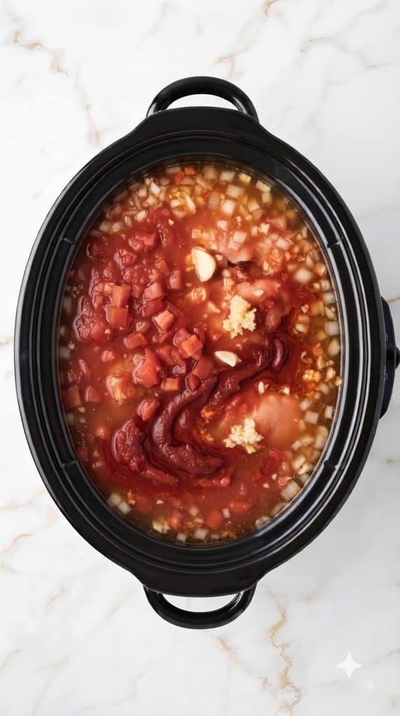 Crockpot Chicken Parmesan Soup