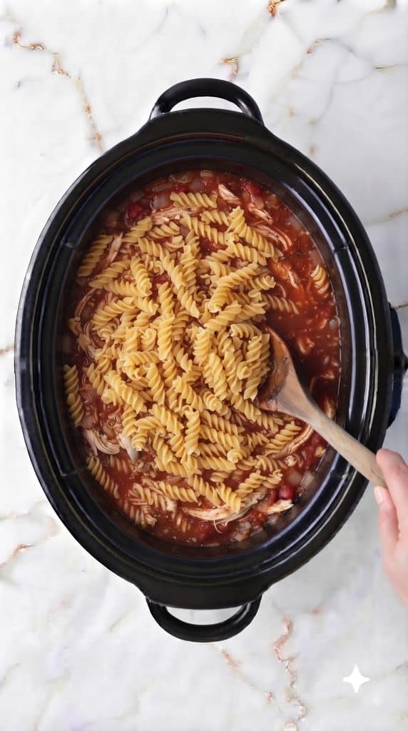 Crockpot Chicken Parmesan Soup