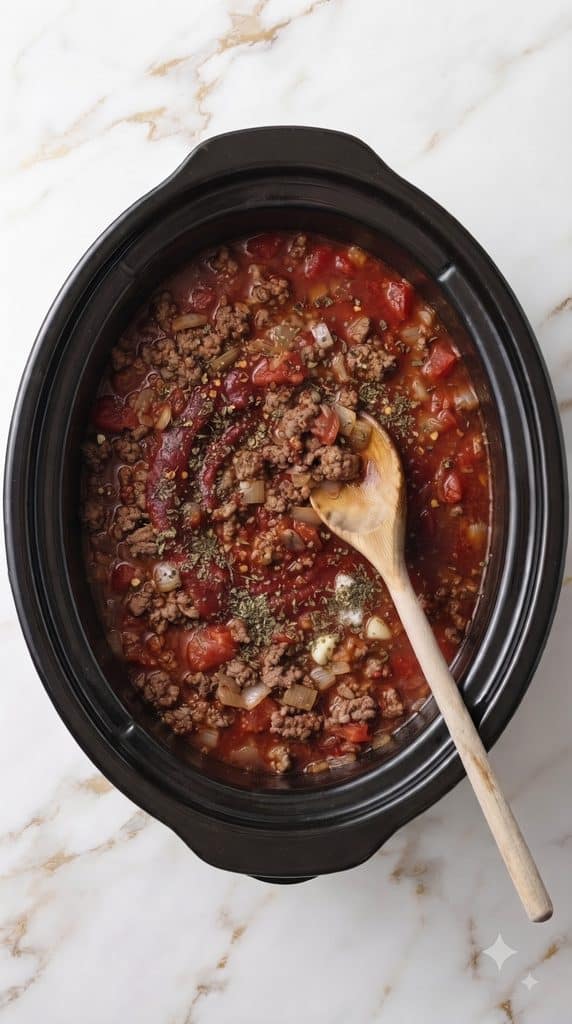 Slow Cooker Lasagna Soup