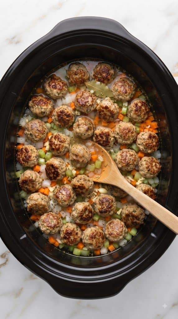Comforting Crock Pot Wedding Soup
