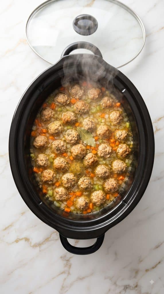 Comforting Crock Pot Wedding Soup