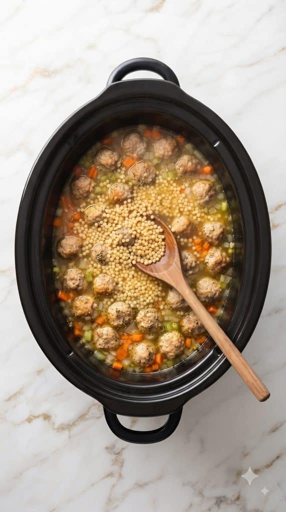 Comforting Crock Pot Wedding Soup